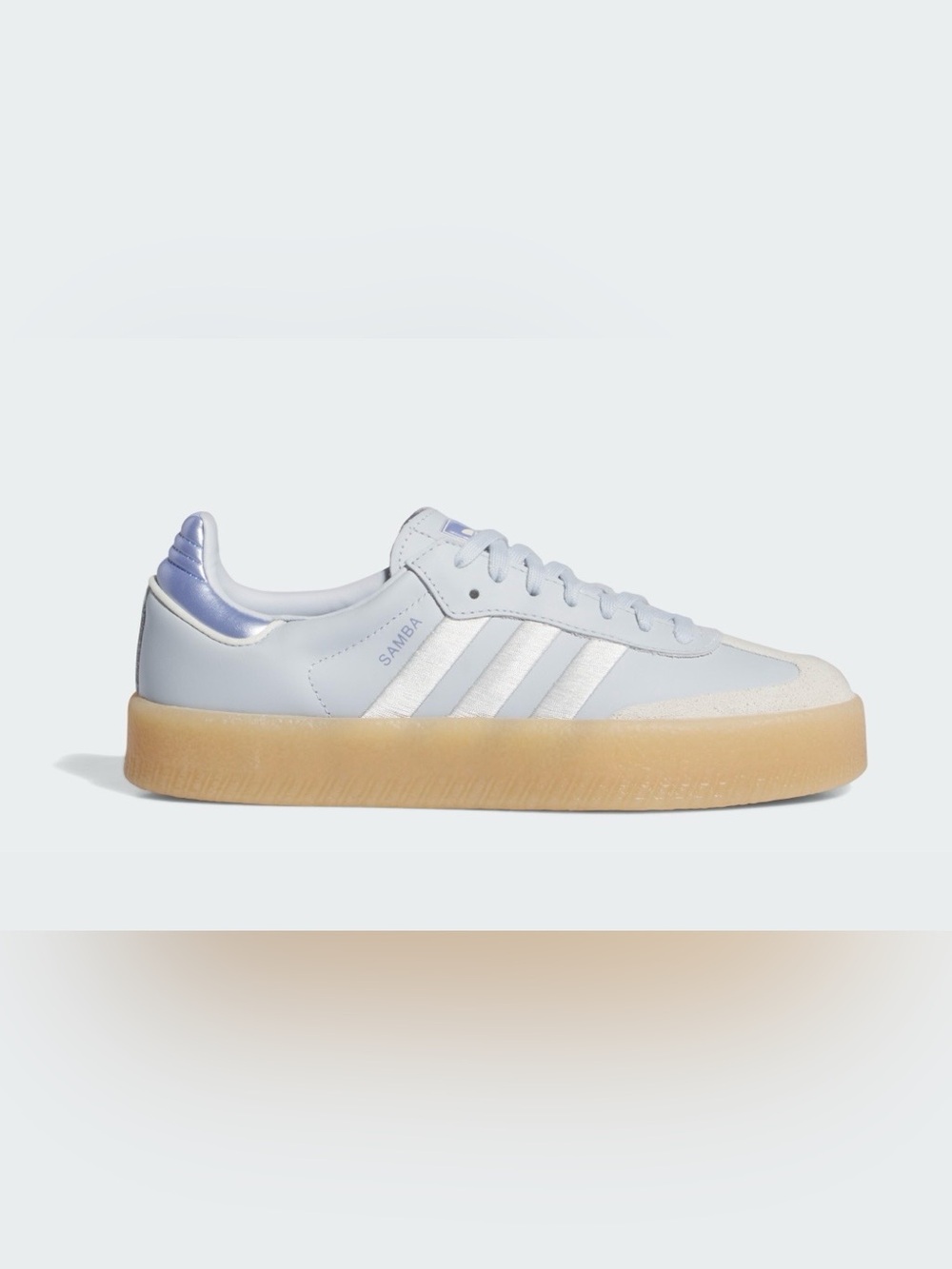 Womens adidas Sambae Athletic Shoe-Halo Blue Spark Metallic, Size 9.5W. New.